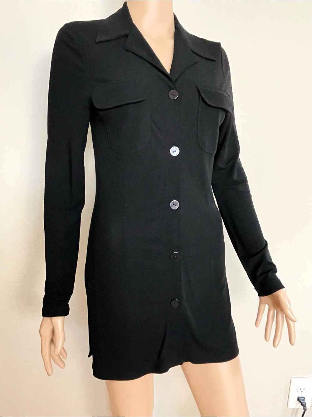 SLEEK! Women's MORGAN DE TOI Black FITTED Stretch MINI DRESS